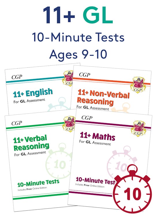 GL 11+ 10-Minute Tests Pack (Ages 9-10)