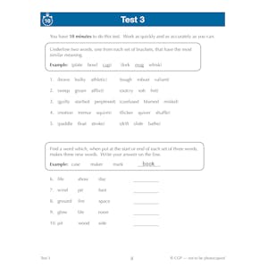 GL 11+ 10-Minute Tests Vocabulary for Verbal Reasoning & English (Ages 10-11) Look Inside Image 2