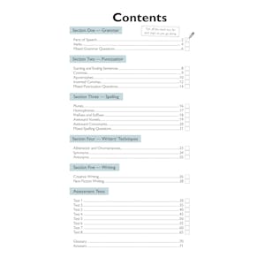 GL 11+ English Workbook (Ages 7-8) Look Inside Image 1