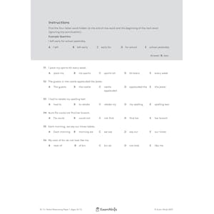 GL 11+ Essential Practice Papers Download (Ages 10-11) Look Inside Image 2