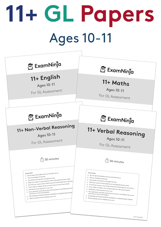 GL 11+ Essential Practice Papers Download (Ages 10-11)