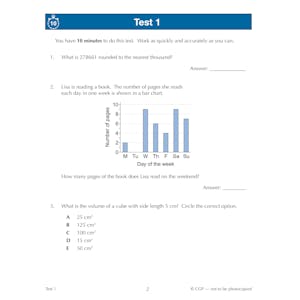 GL 11+ Maths 10-Minute Tests (Ages 10-11) Look Inside Image 2