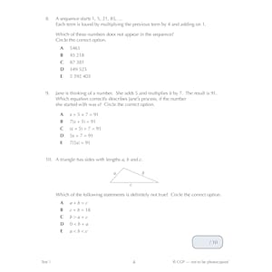 GL 11+ Maths 10-Minute Tests (Ages 10-11) Look Inside Image 4