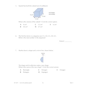 GL 11+ Maths 10-Minute Tests (Ages 9-10) Look Inside Image 3