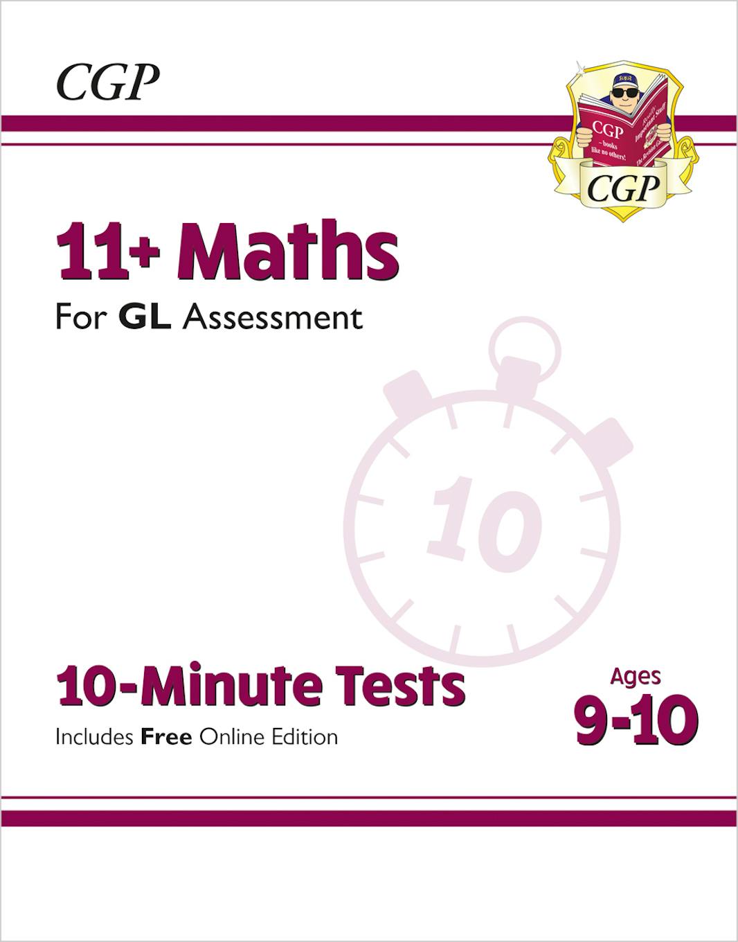GL 11+ Maths 10-Minute Tests (Ages 9-10) Main Image