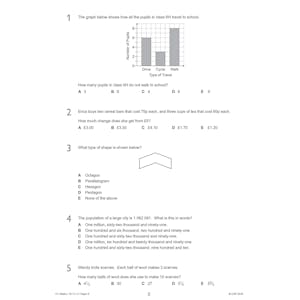 GL 11+ Maths Practice Papers Pack 2 (Ages 10-11) Look Inside Image 2