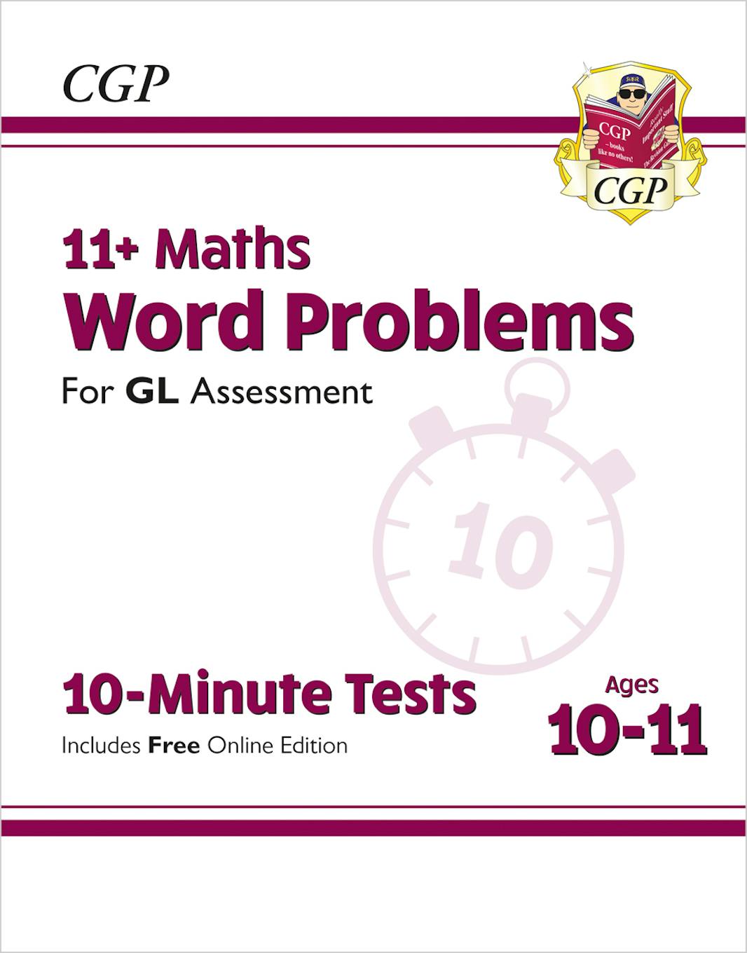 GL 11+ Maths Word Problems 10-Minute Tests (Ages 10-11) Main Image