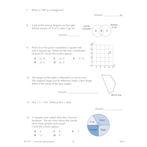 GL 11+ Mental Arithmetic 10-Minute Tests (Ages 9-10) Look Inside Image 3