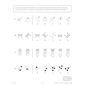 GL 11+ Non-Verbal Reasoning 10-Minute Tests (Ages 8-9) Look Inside Image 4
