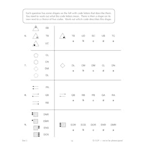 GL 11+ Non-Verbal Reasoning 10-Minute Tests (Ages 9-10) Look Inside Image 3