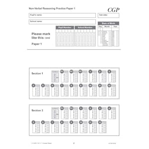 GL 11+ Non-Verbal Reasoning Practice Papers (Ages 10-11) Look Inside Image 5