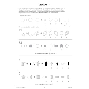 GL 11+ Non-Verbal Reasoning Practice Papers (Ages 9-10) Look Inside Image 2