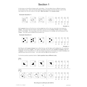 GL 11+ Non-Verbal Reasoning Practice Papers Pack 2 (Ages 10-11) Look Inside Image 2