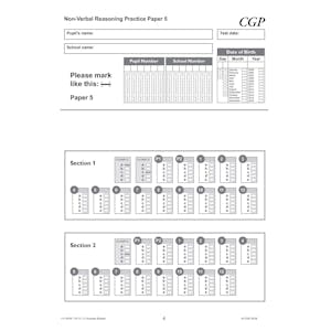 GL 11+ Non-Verbal Reasoning Practice Papers Pack 2 (Ages 10-11) Look Inside Image 5