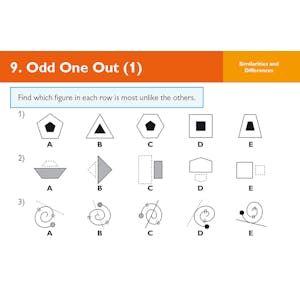 GL 11+ Non-Verbal Reasoning Practice Question Cards (Ages 10-11) Look Inside Image 2