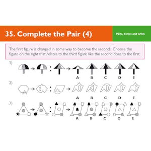 GL 11+ Non-Verbal Reasoning Practice Question Cards (Ages 10-11) Look Inside Image 4