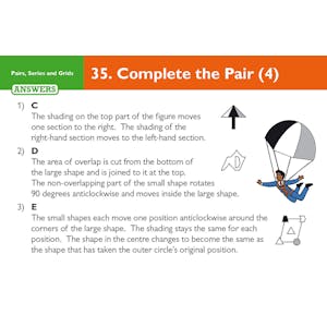 GL 11+ Non-Verbal Reasoning Practice Question Cards (Ages 10-11) Look Inside Image 5