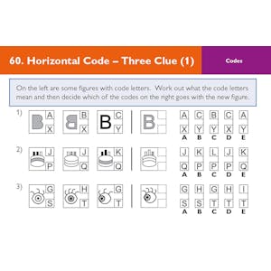 GL 11+ Non-Verbal Reasoning Practice Question Cards (Ages 10-11) Look Inside Image 6