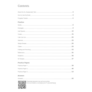 GL 11+ Non-Verbal Reasoning Workbook (Ages 10-11) Look Inside Image 1