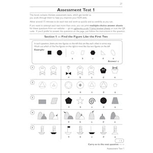 GL 11+ Non-Verbal Reasoning Workbook (Ages 7-8) Look Inside Image 4