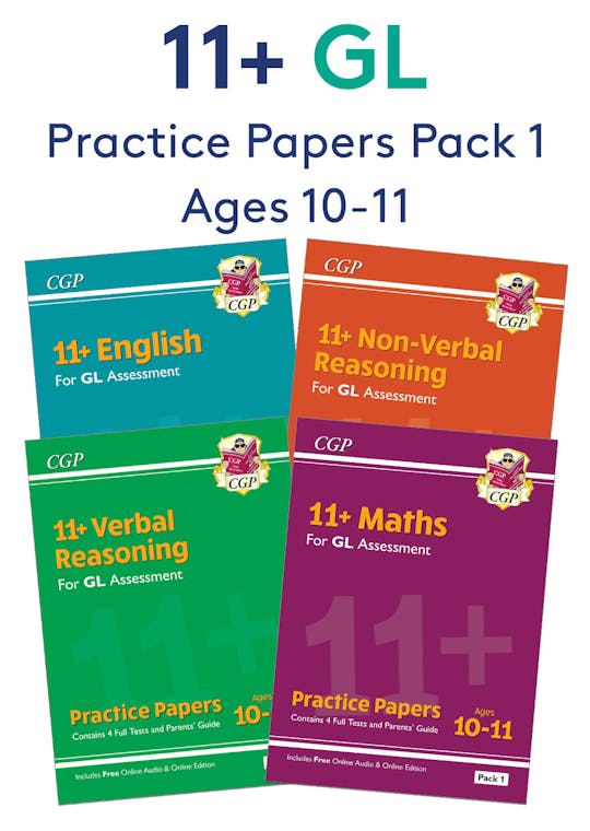 GL 11+ Practice Papers Pack 1 (Ages 10-11)