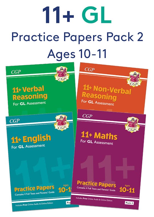 GL 11+ Practice Papers Pack 2 (Ages 10-11)