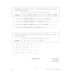 GL 11+ Sequences, Logic & Coding 10-Minute Tests (Ages 9-10) Look Inside Image 4