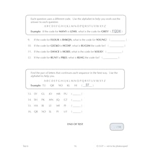 GL 11+ Sequences, Logic & Coding 10-Minute Tests (Ages 9-10) Look Inside Image 5
