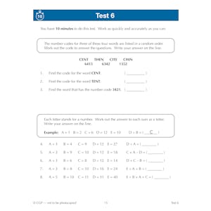 GL 11+ Sequences, Logic & Coding 10-Minute Tests (Ages 9-10) Look Inside Image 2