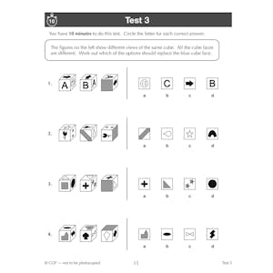 GL 11+ Spatial 10-Minute Tests (Ages 9-10) Look Inside Image 2