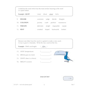 GL 11+ Verbal Reasoning 10-Minute Tests (Ages 8-9) Look Inside Image 3