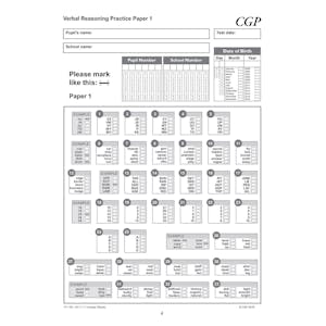 GL 11+ Verbal Reasoning Practice Papers (Ages 10-11) Look Inside Image 5