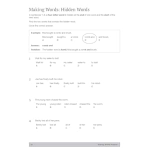 GL 11+ Verbal Reasoning Workbook (Ages 10-11) Look Inside Image 3