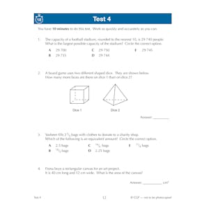 GL 11+ Word Problems 10-Minute Tests (Ages 9-10) Look Inside Image 3