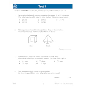GL 11+ Word Problems 10-Minute Tests (Ages 9-10) Look Inside Image 2