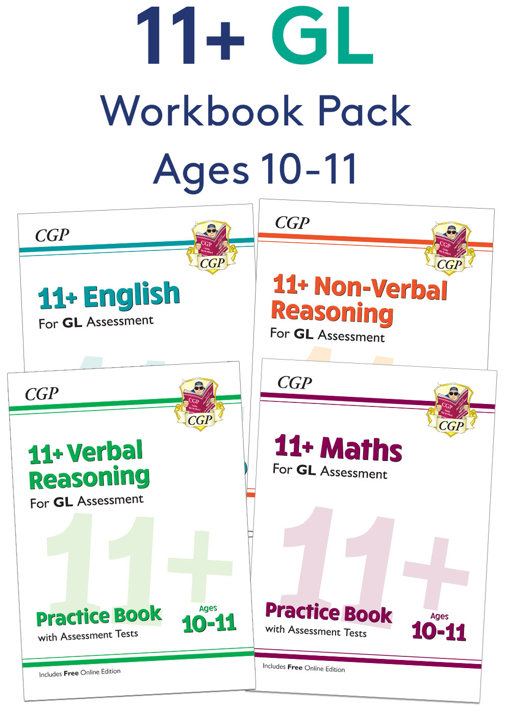 GL 11+ Workbook Pack (Ages 10-11)