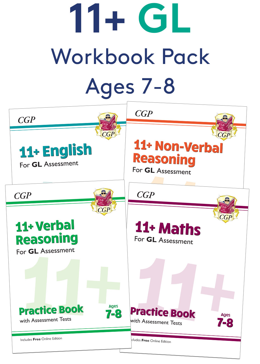 GL 11+ Workbook Pack (Ages 7-8)