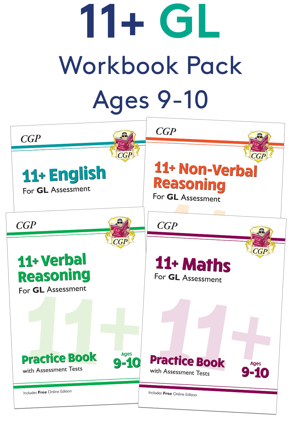 GL 11+ Workbook Pack (Ages 9-10)