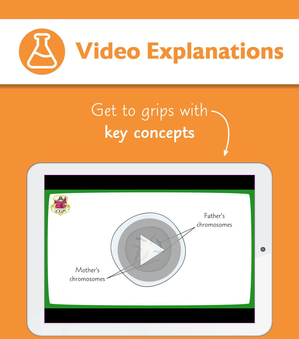 Sample page from the revision guide explaining the rate of photosynthesis with graphs and key concepts