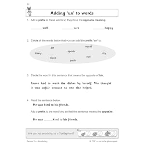 KS1 English SAT Buster: Grammar, Punctuation & Spelling (for end of year assessments) Look Inside Image 6