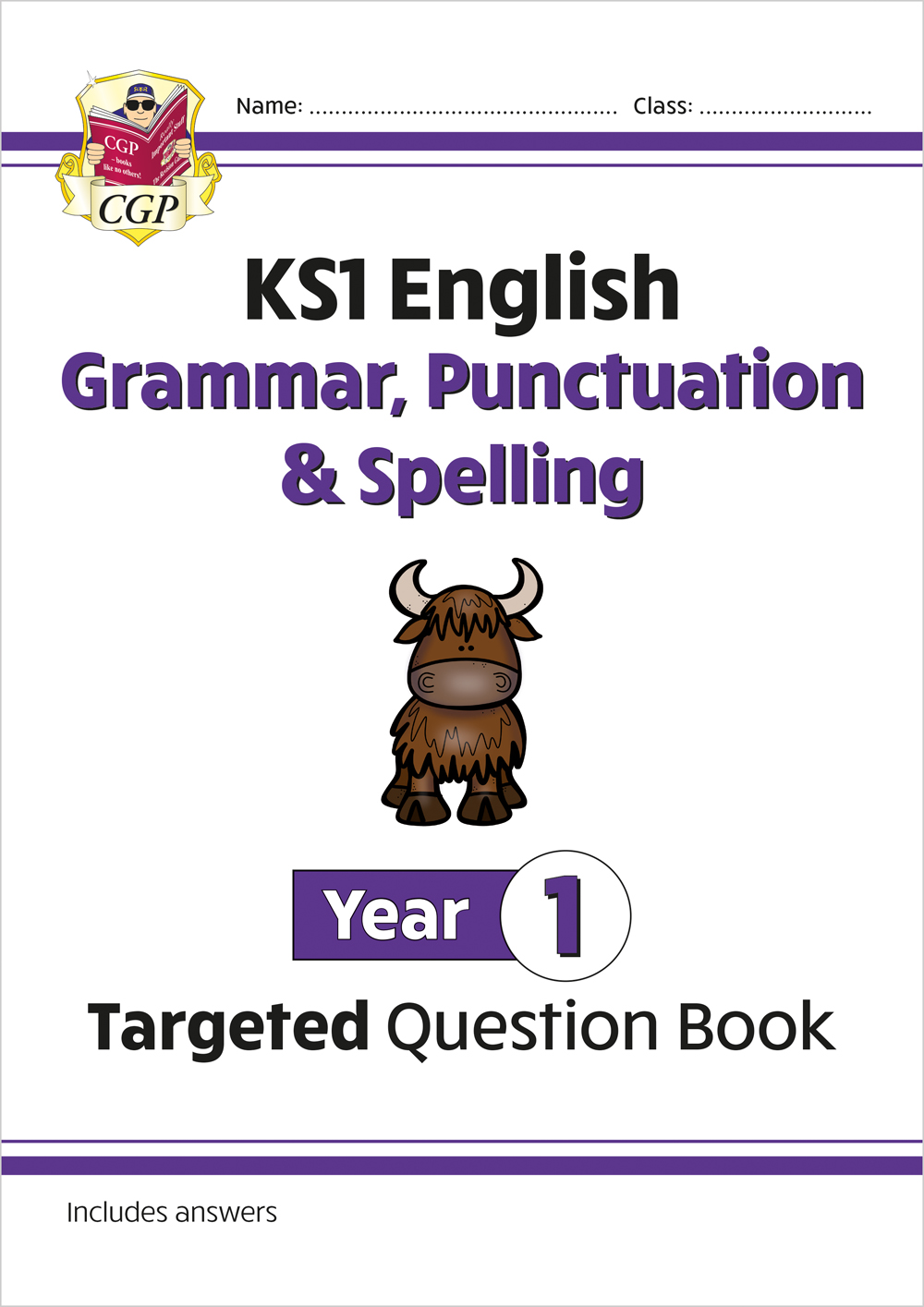 KS1 English Targeted Question Book: Grammar, Punctuation & Spelling - Year 1