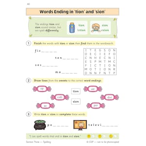 KS1 English Targeted Question Book: Grammar, Punctuation & Spelling - Year 2 Look Inside Image 4