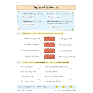 KS1 English Targeted Question Book: Grammar, Punctuation & Spelling - Year 2 Look Inside Image 2