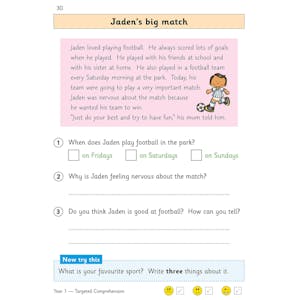 KS1 English Targeted Question Book: Year 1 Reading Comprehension - Book 2 Look Inside Image 6