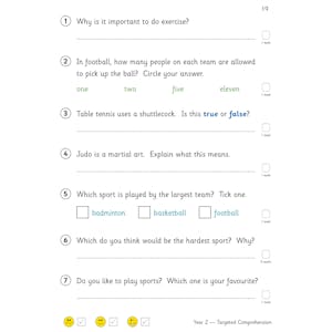 KS1 English Targeted Question Book: Year 2 Reading Comprehension - Book 1 Look Inside Image 5