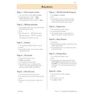 KS1 English Targeted Question Book: Year 2 Reading Comprehension - Book 1 Look Inside Image 6