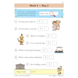KS1 English Year 1 Daily Practice Book: Spring Term Look Inside Image 5