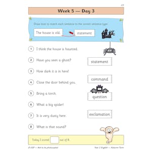 KS1 English Year 2 Daily Practice Book: Autumn Term Look Inside Image 5