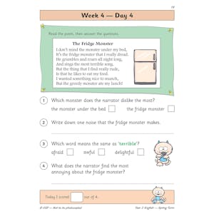 KS1 English Year 2 Daily Practice Book: Spring Term Look Inside Image 6