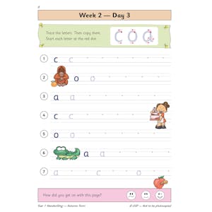 KS1 Handwriting Year 1 Daily Practice Book: Autumn Term Look Inside Image 5